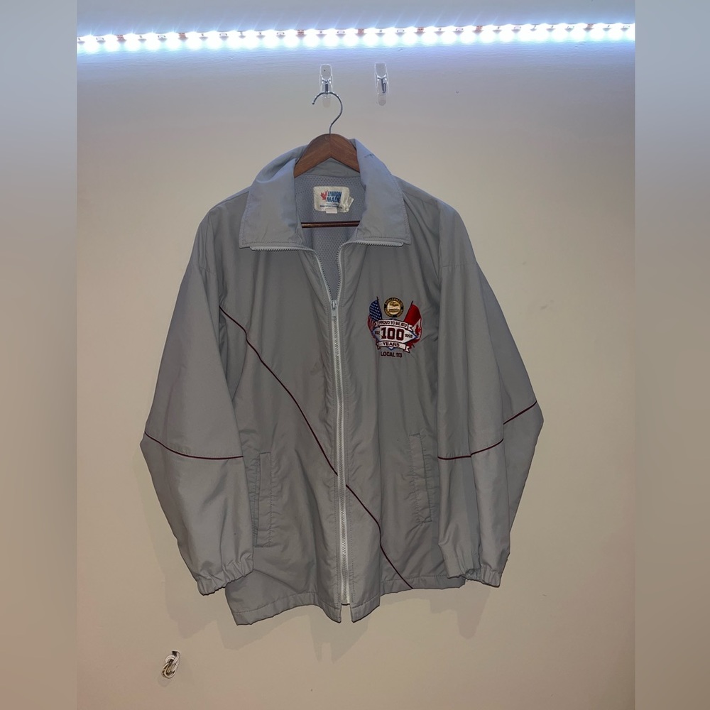 Vintage transit union 100 year anniversary windbreaker 1892-1992